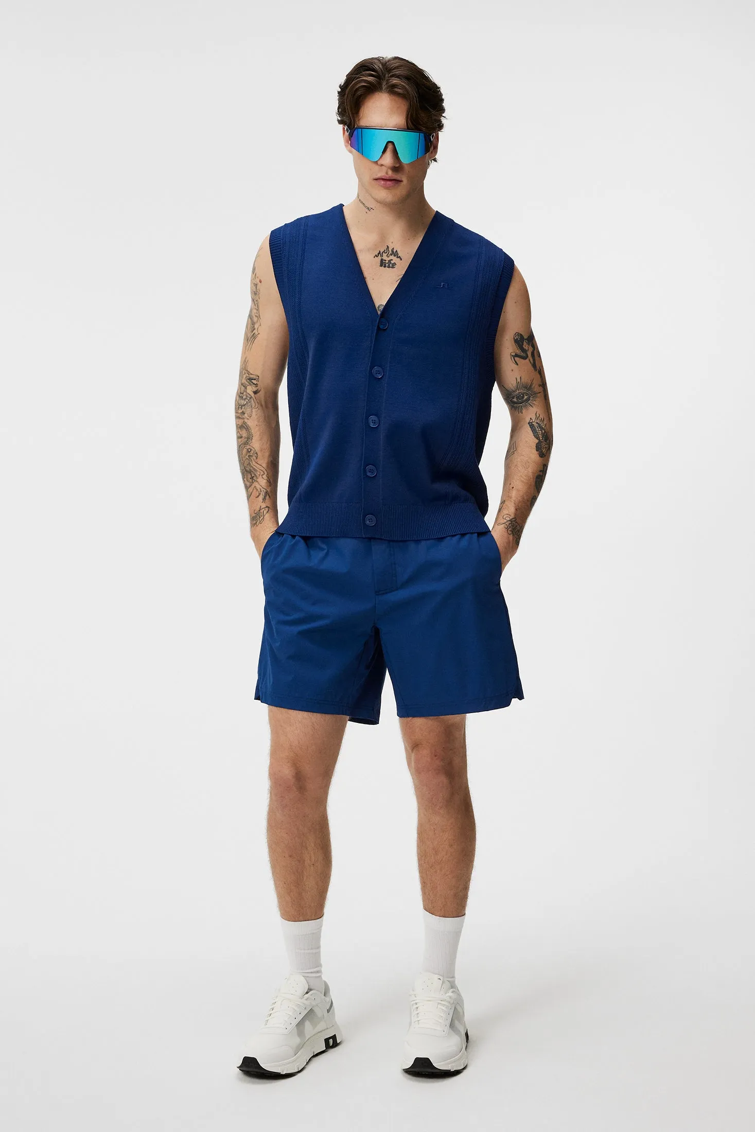 Markus Knitted Vest / Estate Blue