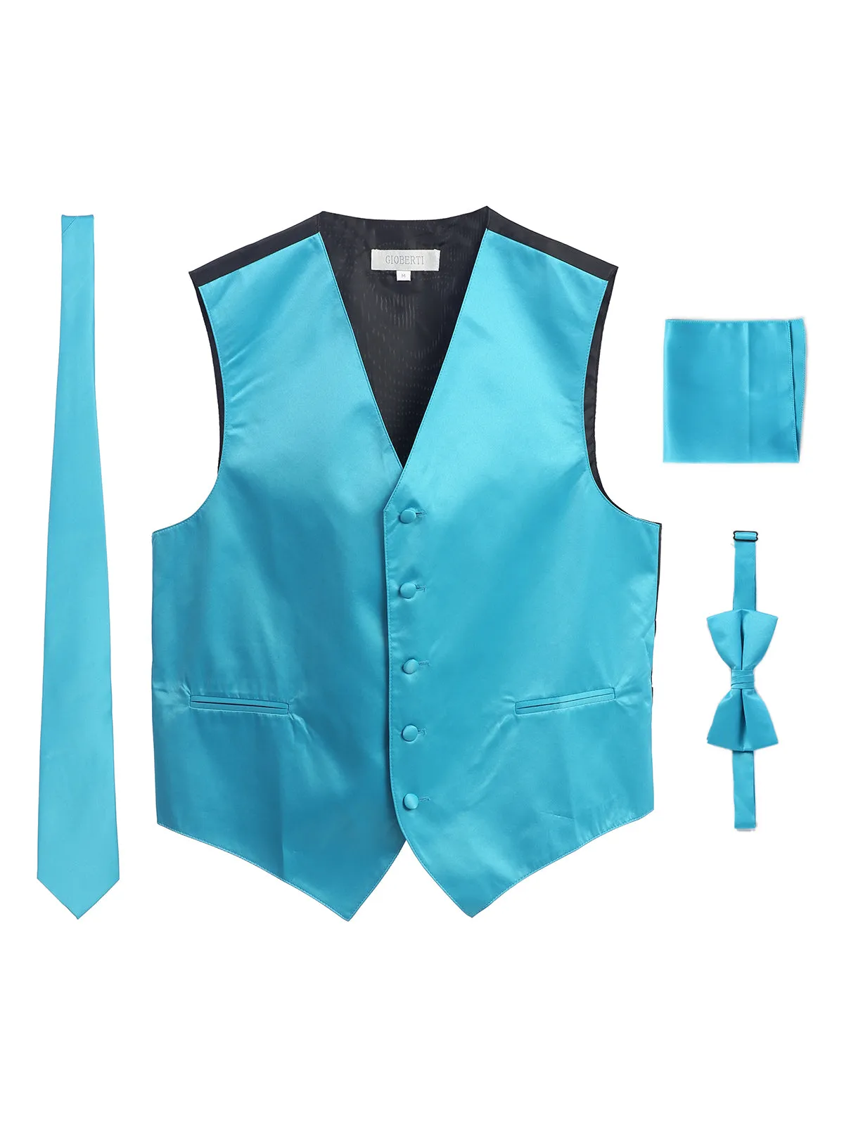 Men's 4 pc Formal Vest Set