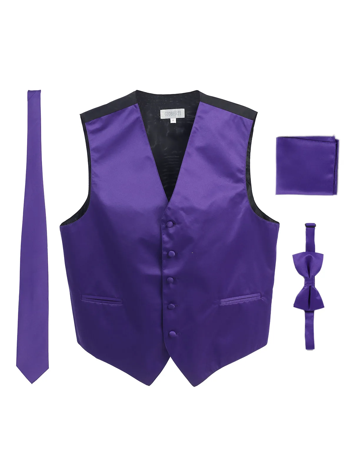 Men's 4 pc Formal Vest Set