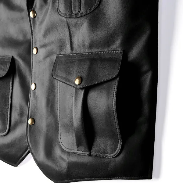 MEN'S FASHION VINTAGE WESTERN LEATHER VEST