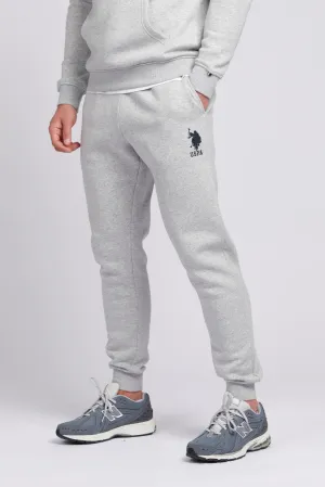 Mens Player 3 Joggers in Mid Grey Marl