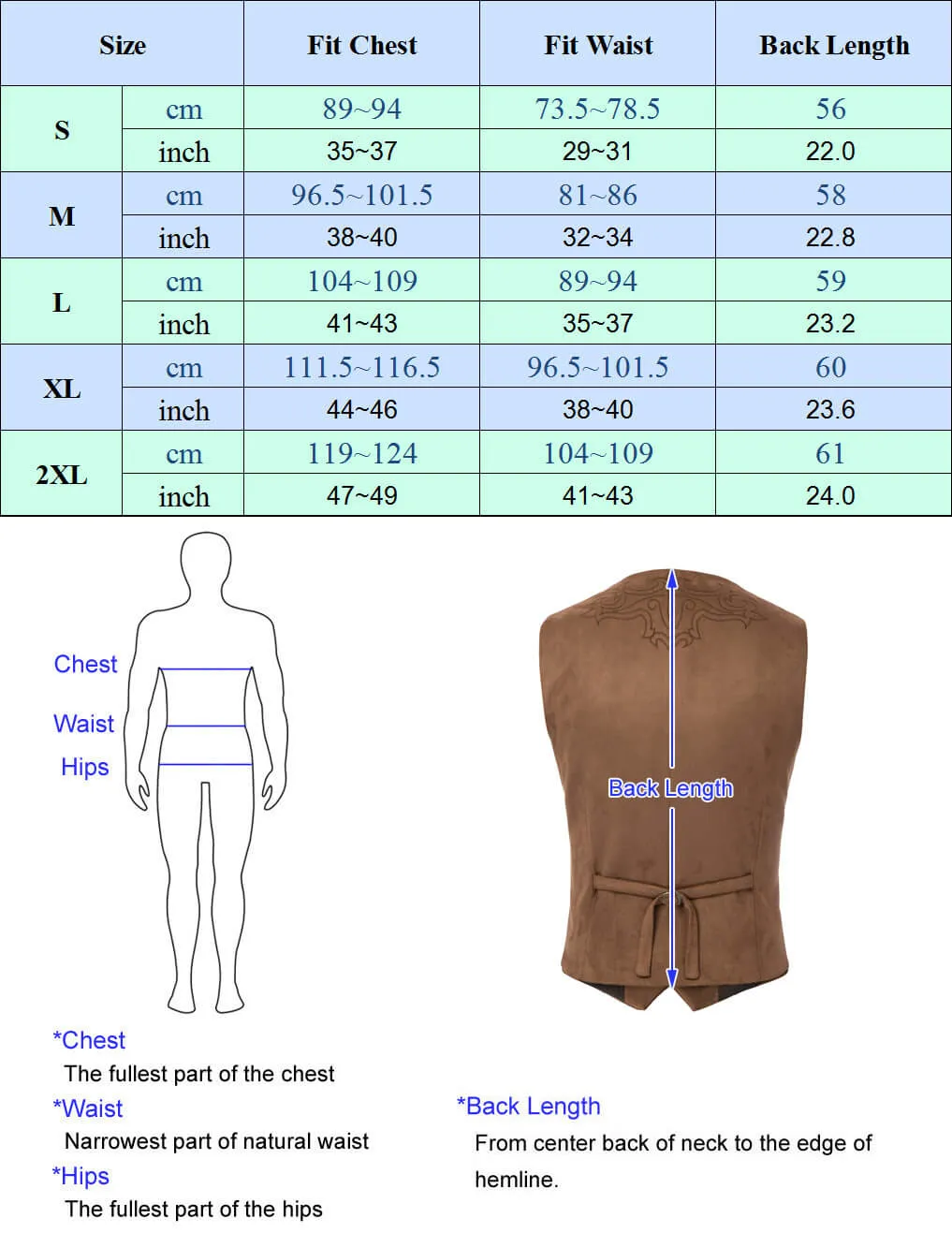 Men's Suede Leather Suit Vest Embroidery Leisure Slim Fit Western Vest Waistcoat