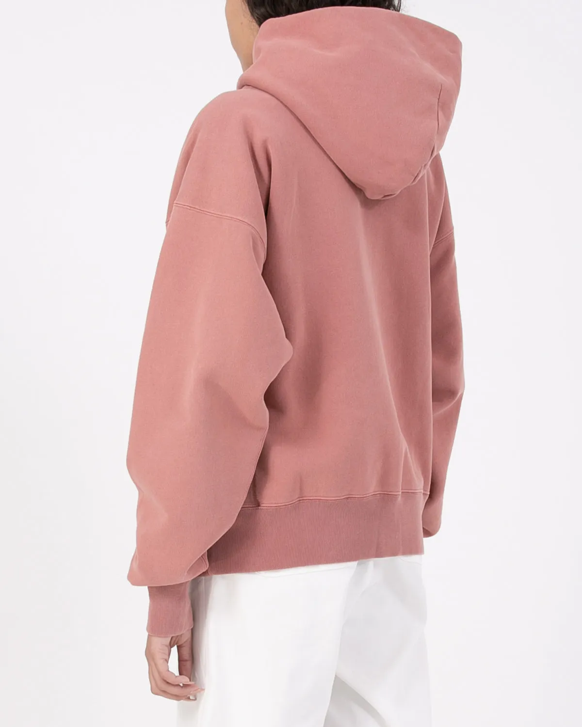 Natural Dyed Hoodie Fleece - Brick