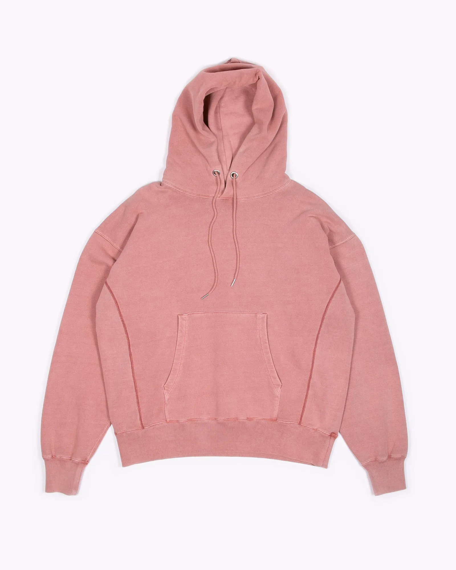 Natural Dyed Hoodie Fleece - Brick