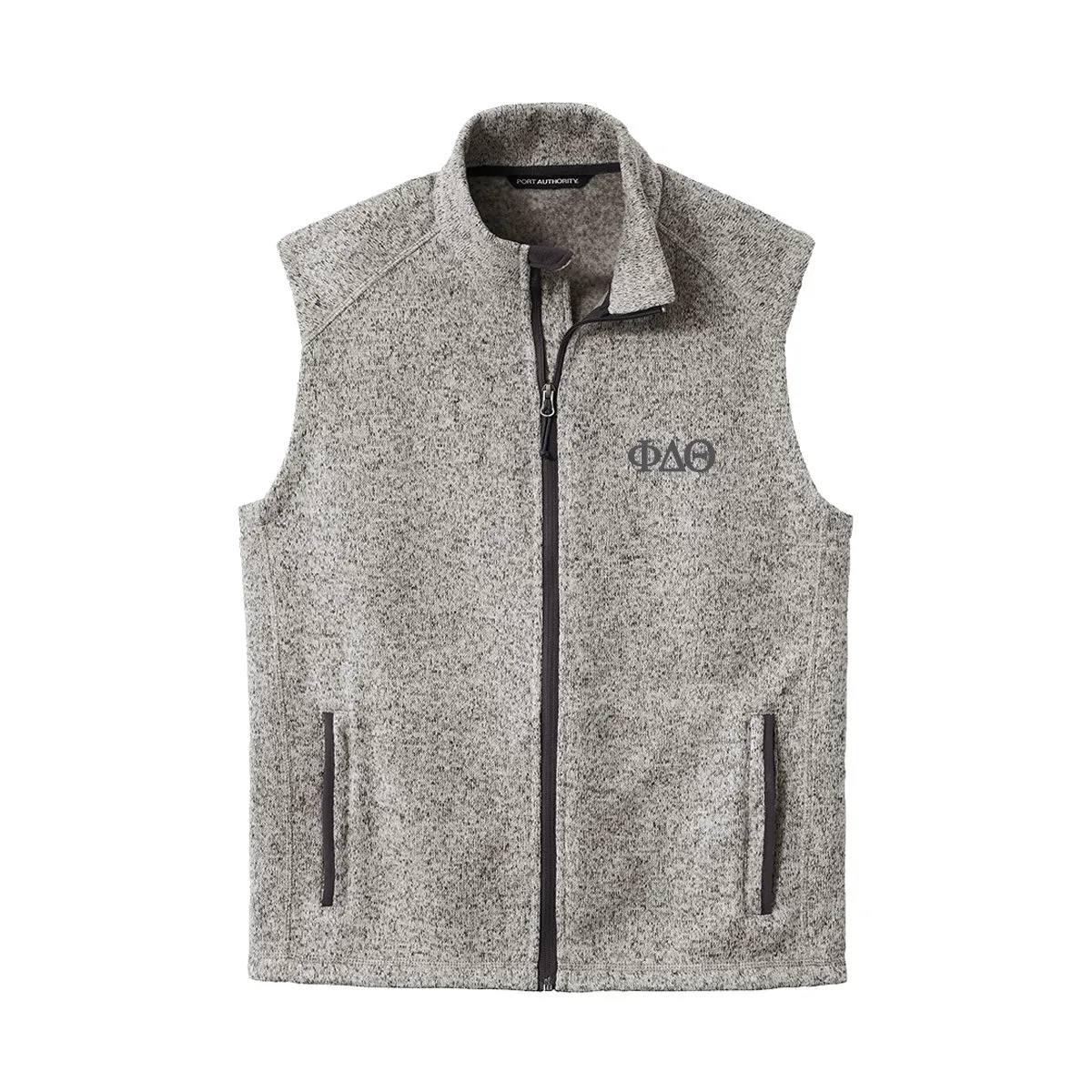 New! Phi Delt Heather Grey Vest