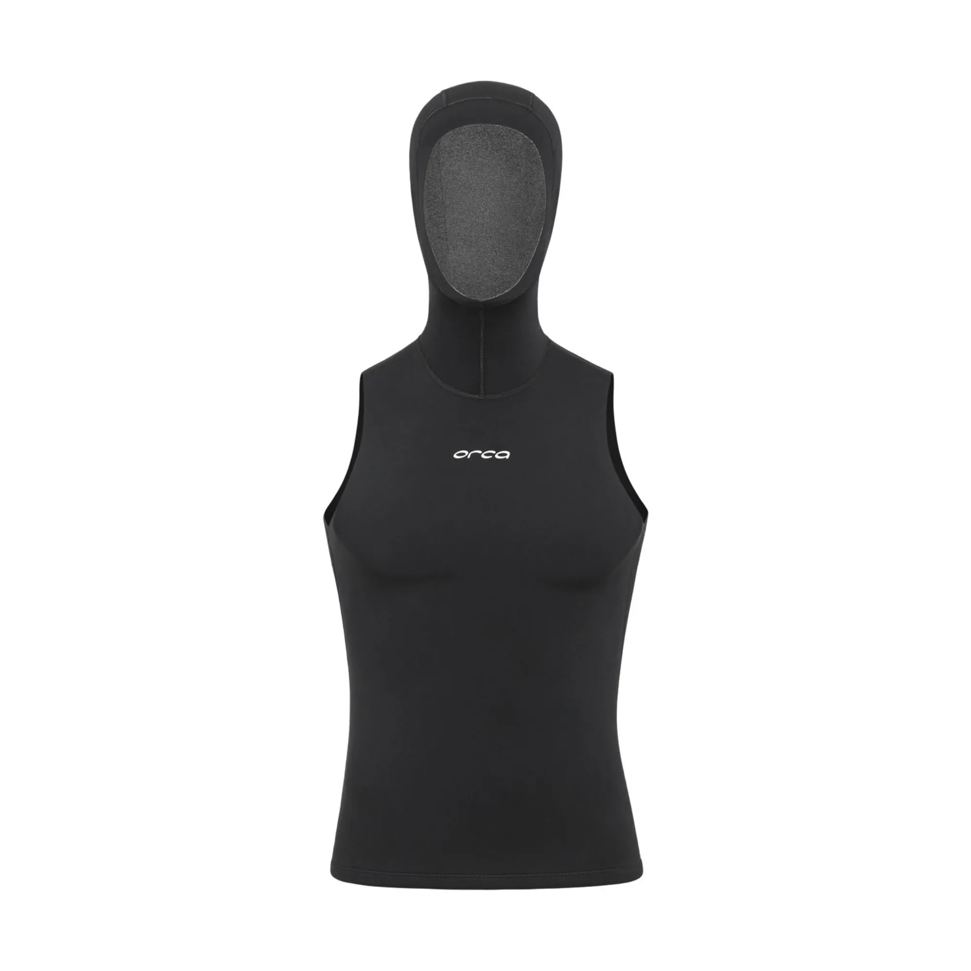 Orca Heatseeker Neoprene Vest with Hood Unisex - Black