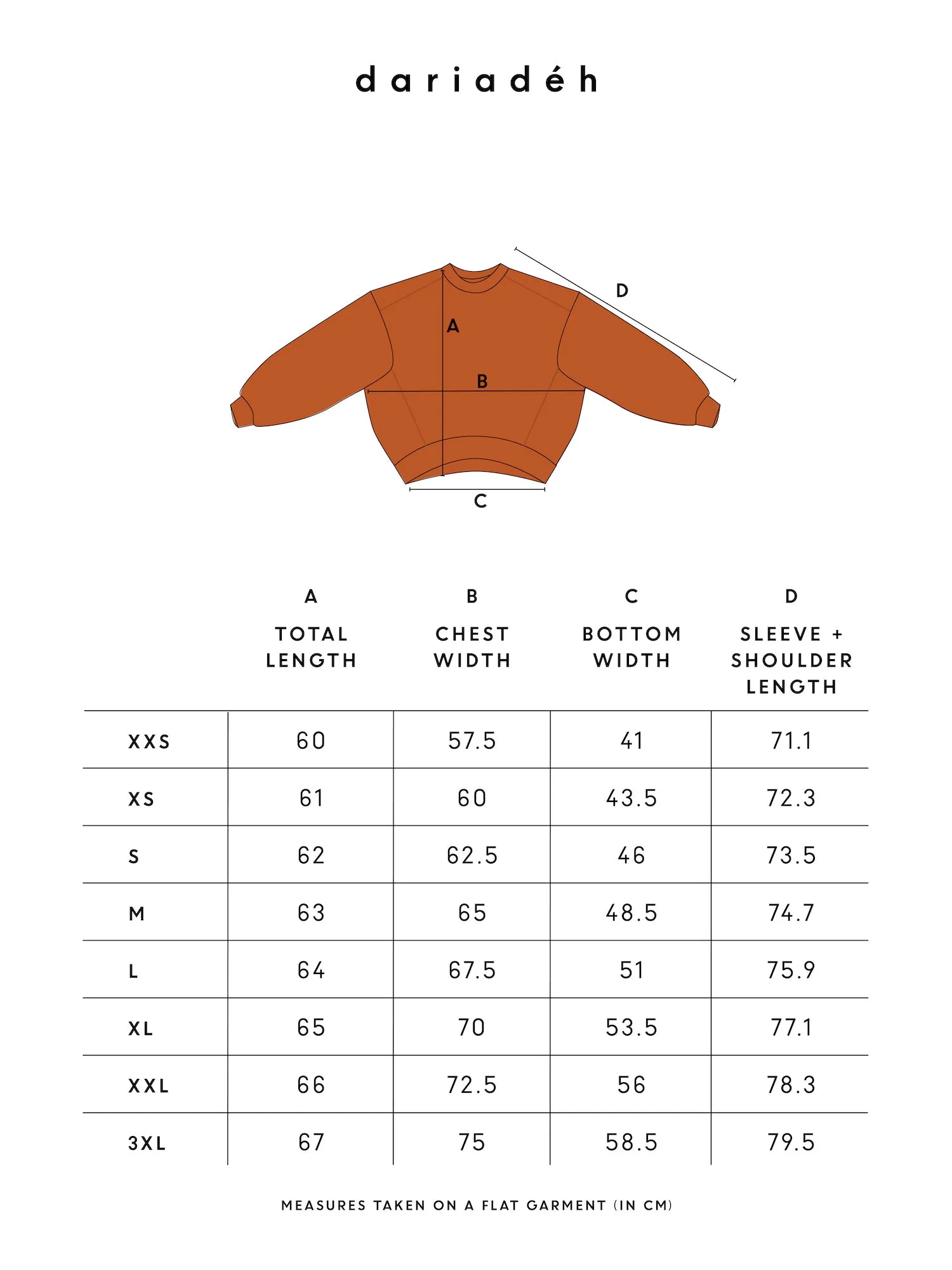 Otto Sweatshirt Burnt Orange