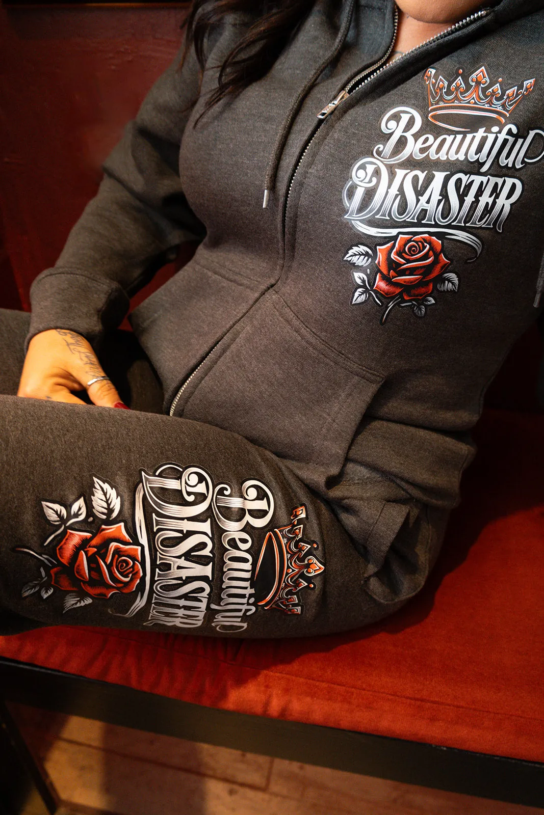 Pain Into Power Zip Hoodie