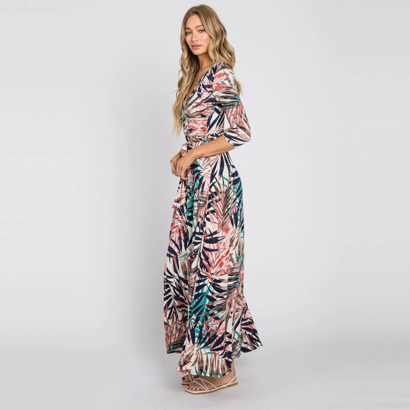 Palm Paradise Venechia Maxi Wrap Dress