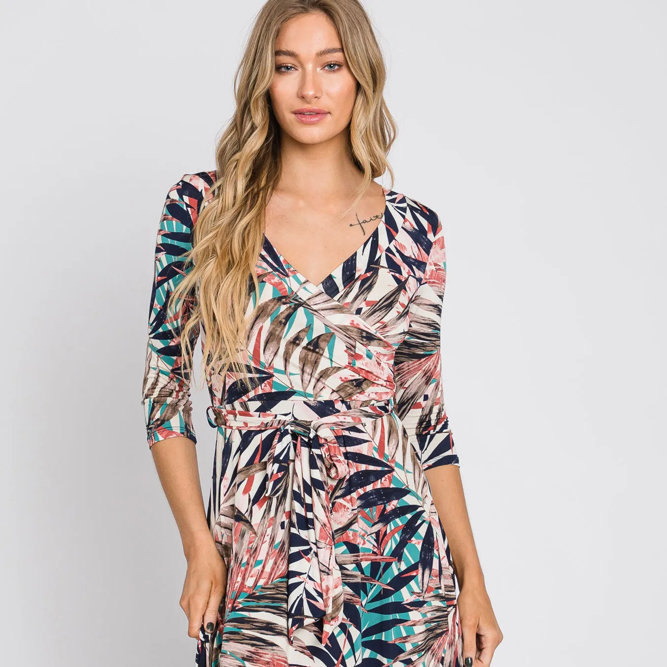 Palm Paradise Venechia Maxi Wrap Dress