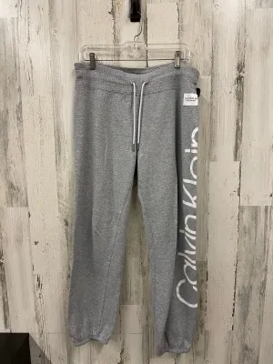 Pants Joggers By Calvin Klein In Grey, Size: L