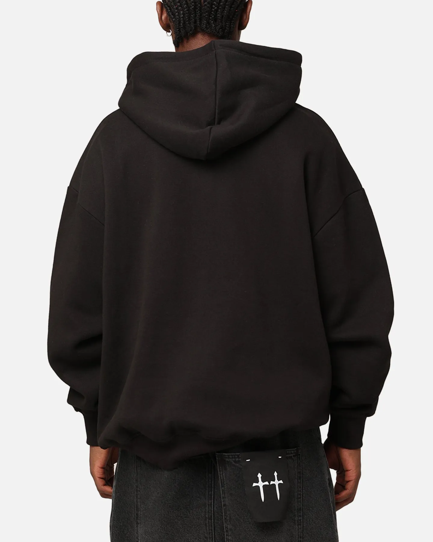 Playboy Bunny Basics Oversized Hoodie Black