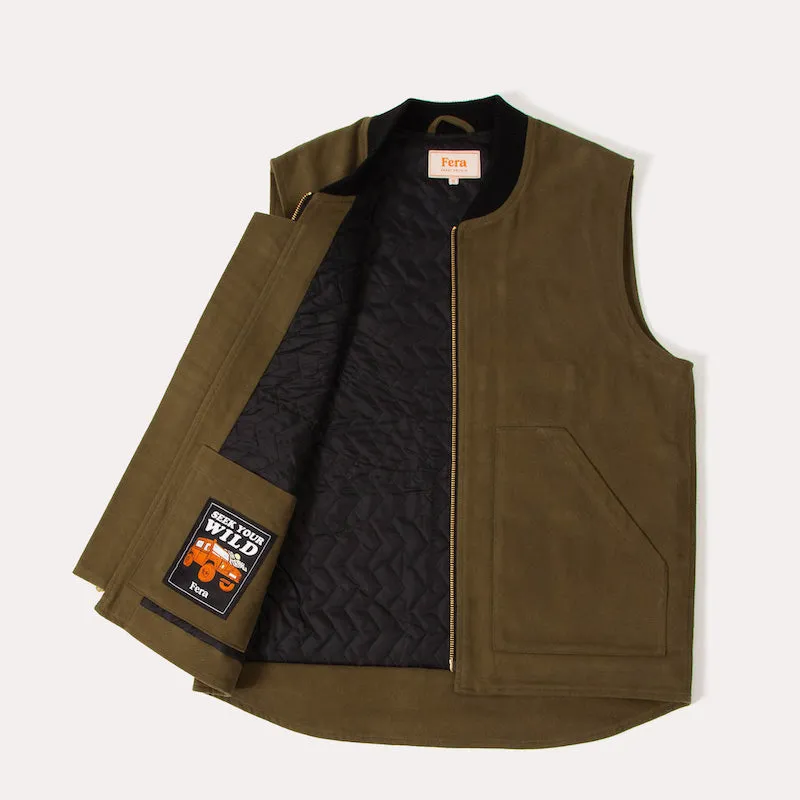 Poacher Gilet - Marsh Green