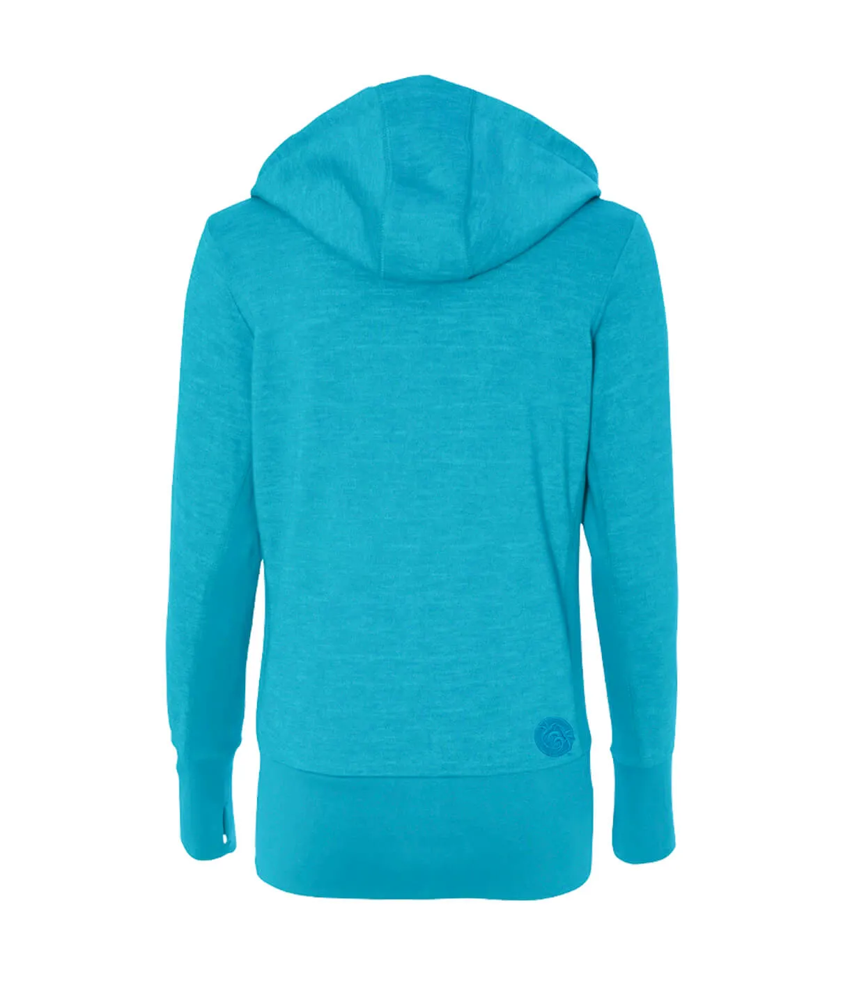 "Saturday Night Fever" Blue Women's Zip Hoodie