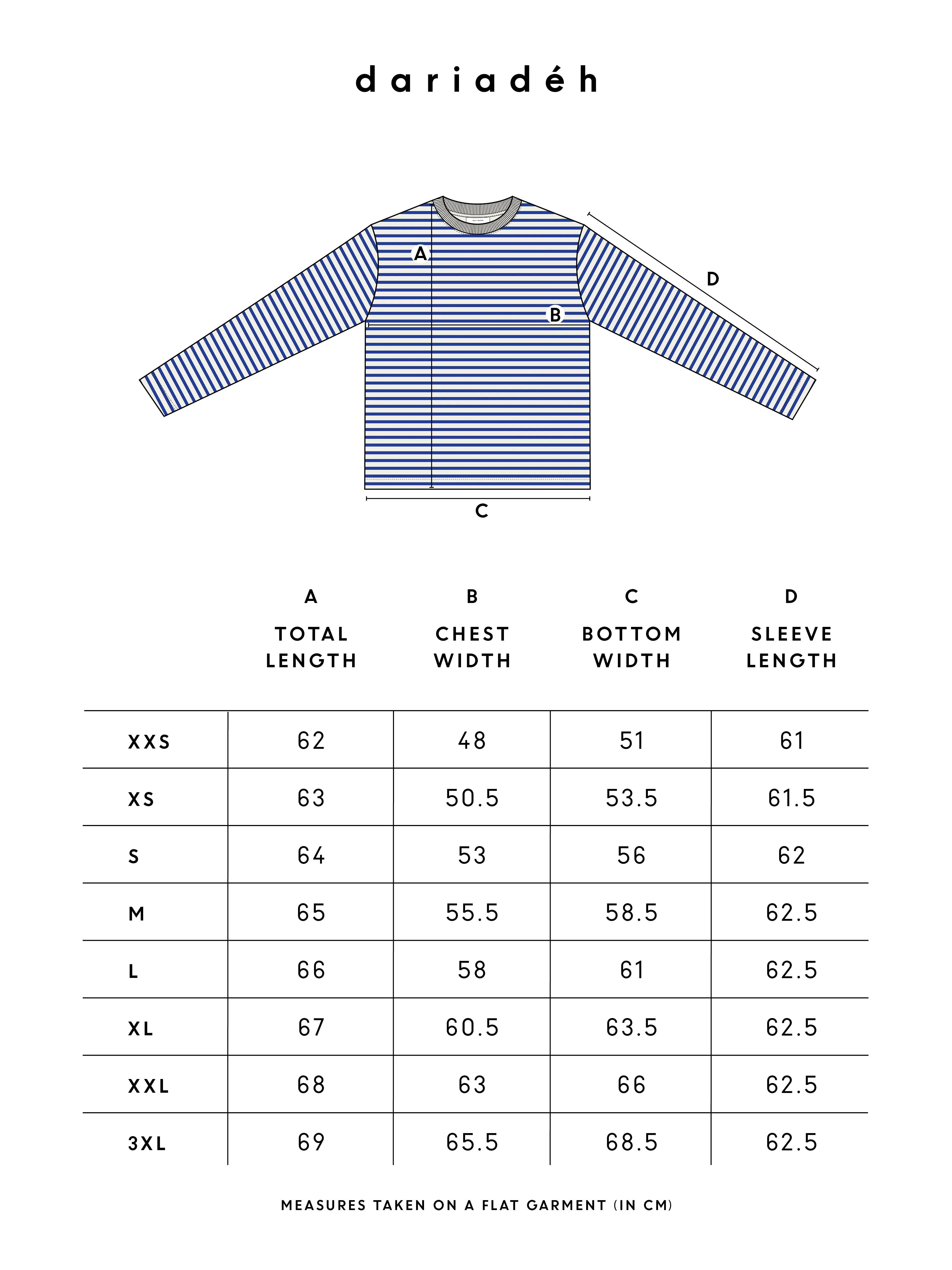 Rana Striped Longsleeve Ecru Blue