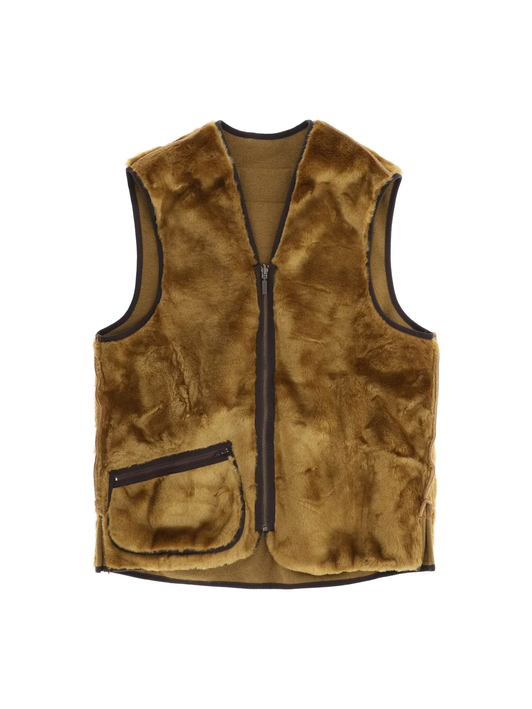 Reversible Pile Knit Vest