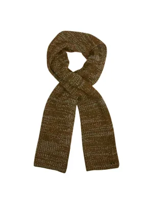 Scarf 3 Coloured Melange Rib | Caramel