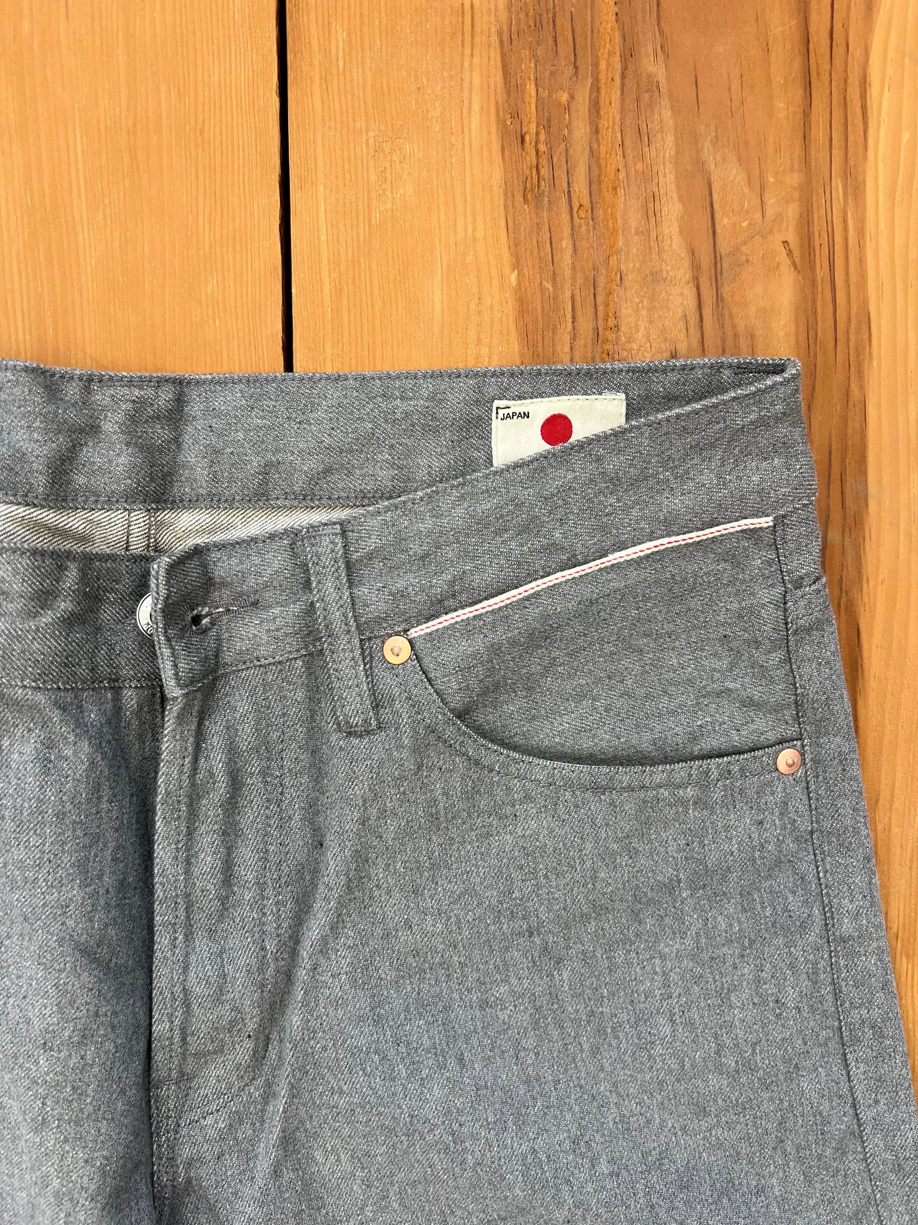 Selvedge Colour denim/grey 14 oz. B-01 Slim