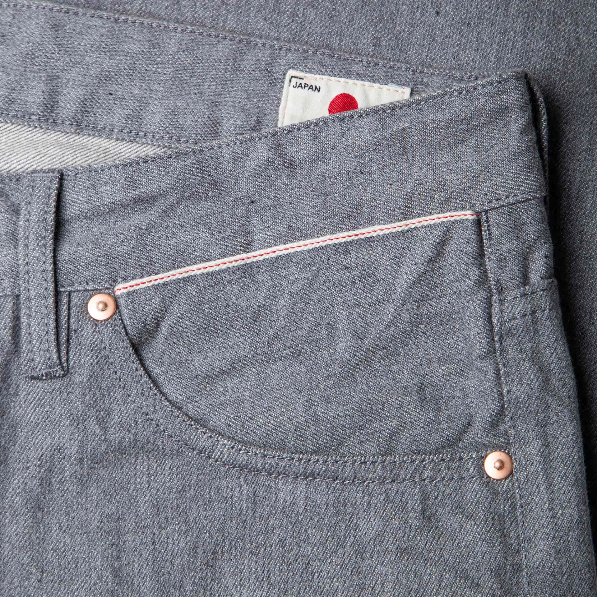 Selvedge Colour denim/grey 14 oz. B-01 Slim