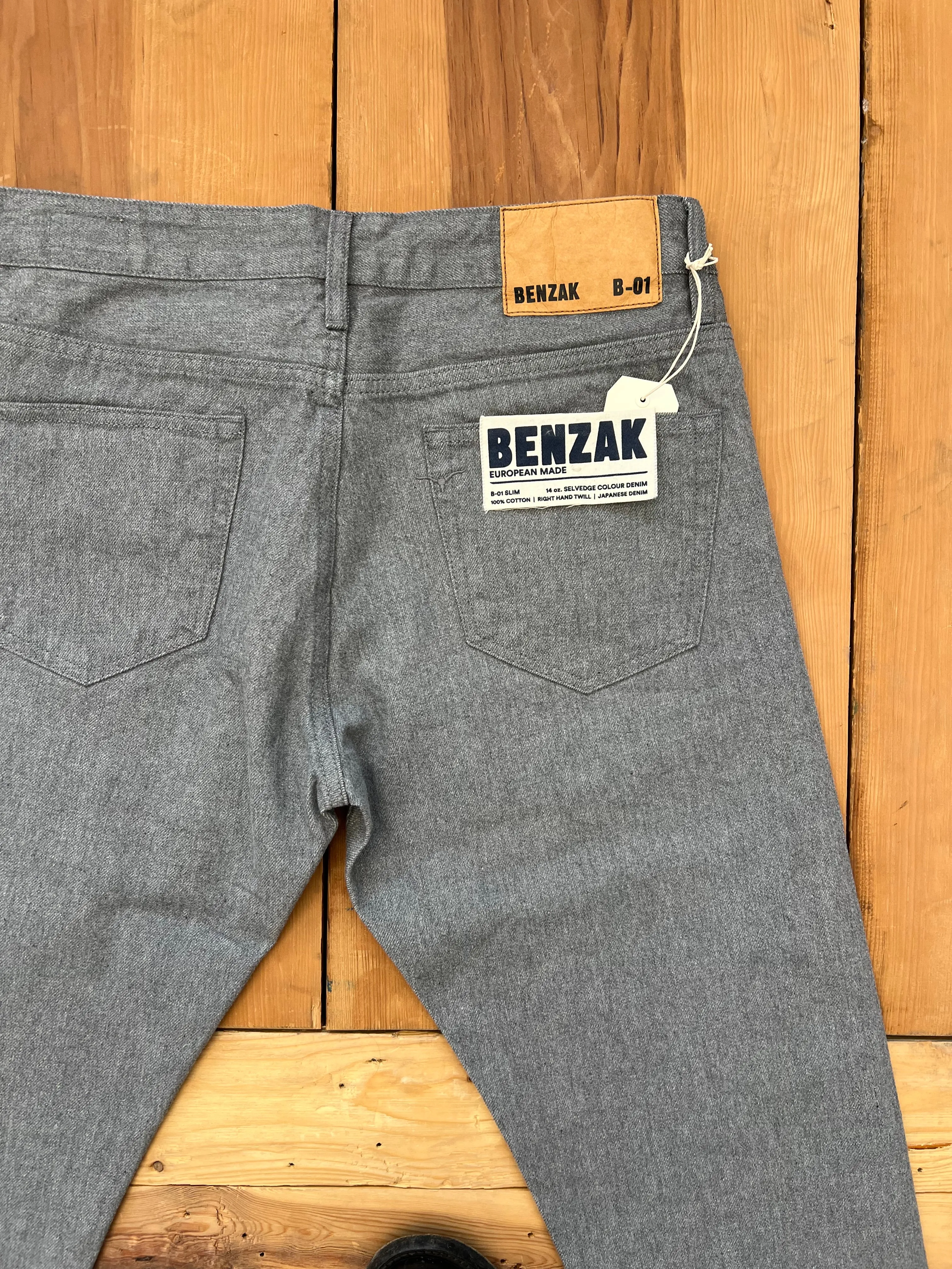 Selvedge Colour denim/grey 14 oz. B-01 Slim