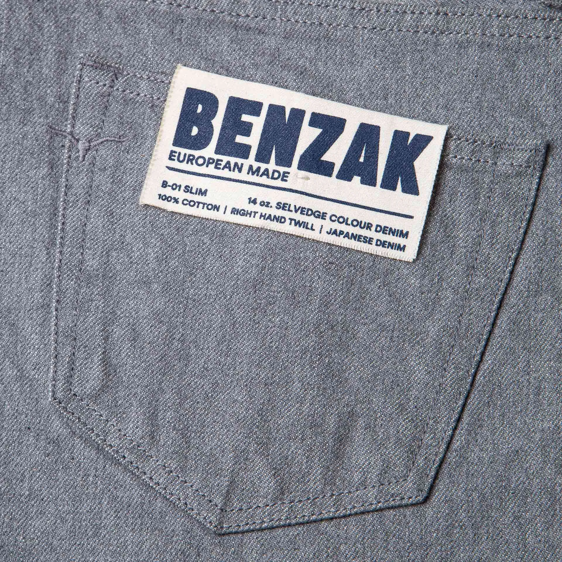 Selvedge Colour denim/grey 14 oz. B-01 Slim