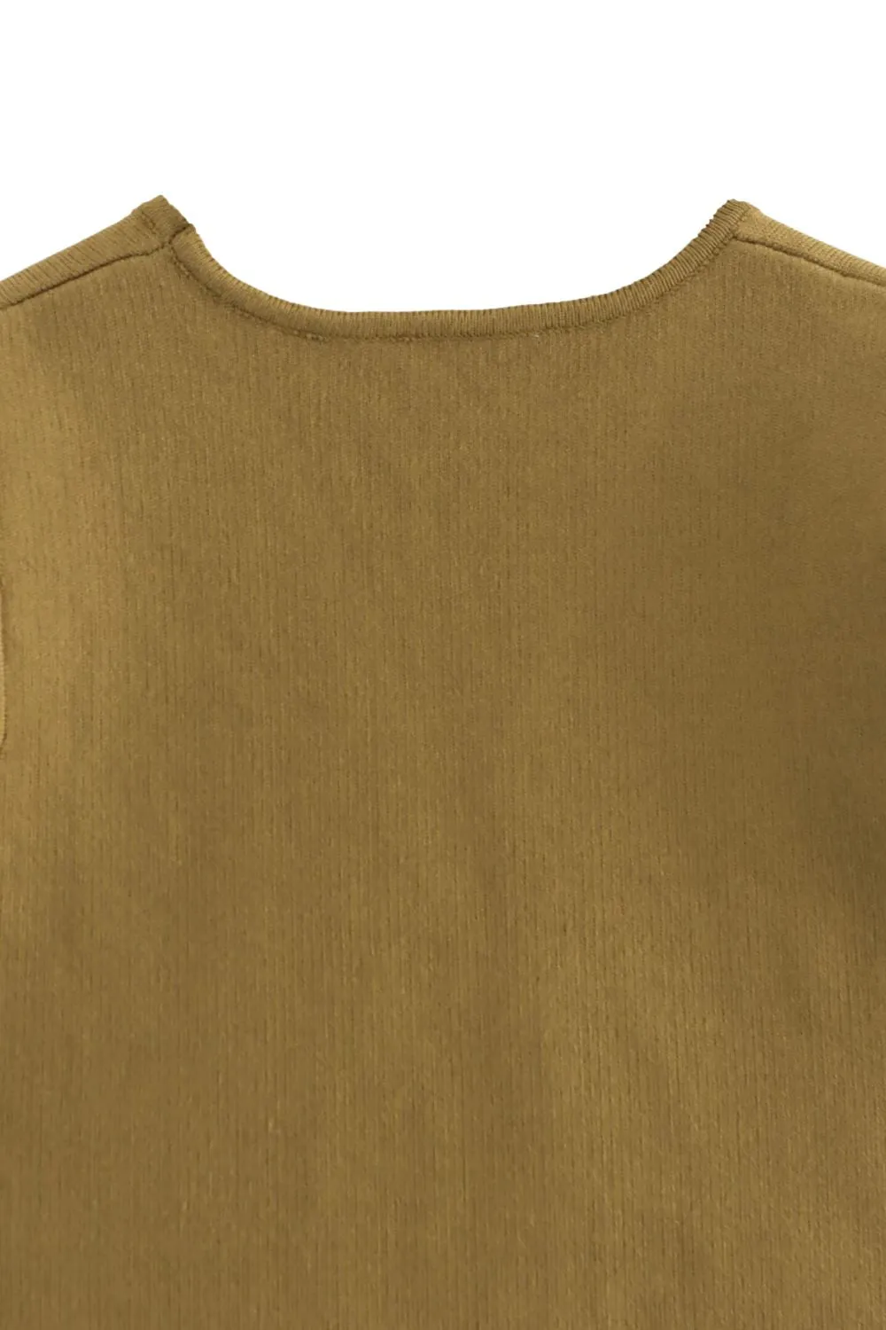 'Shirley' Gold-Button Knitted Vest Top