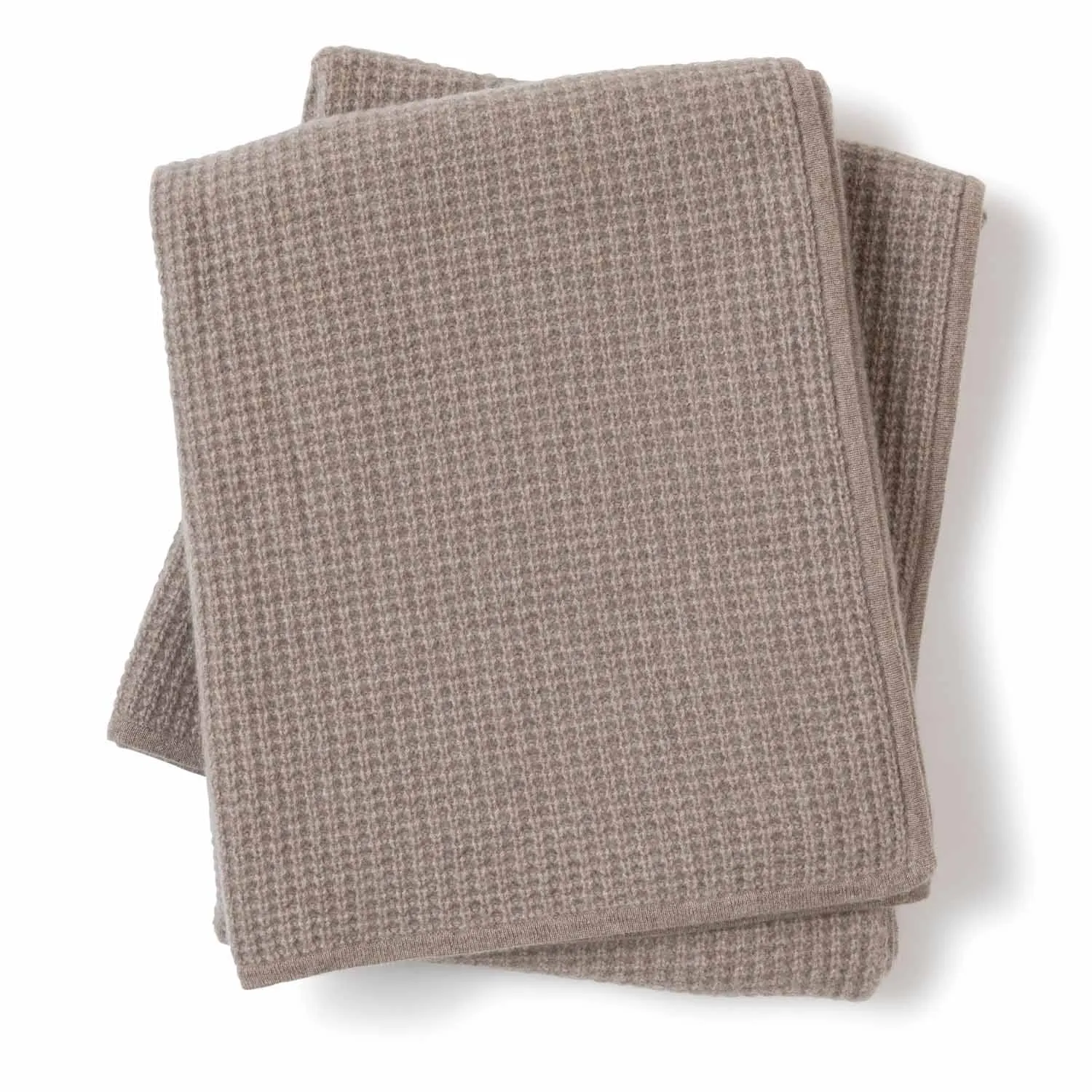 Siena Waffle Knit Cashmere Throw