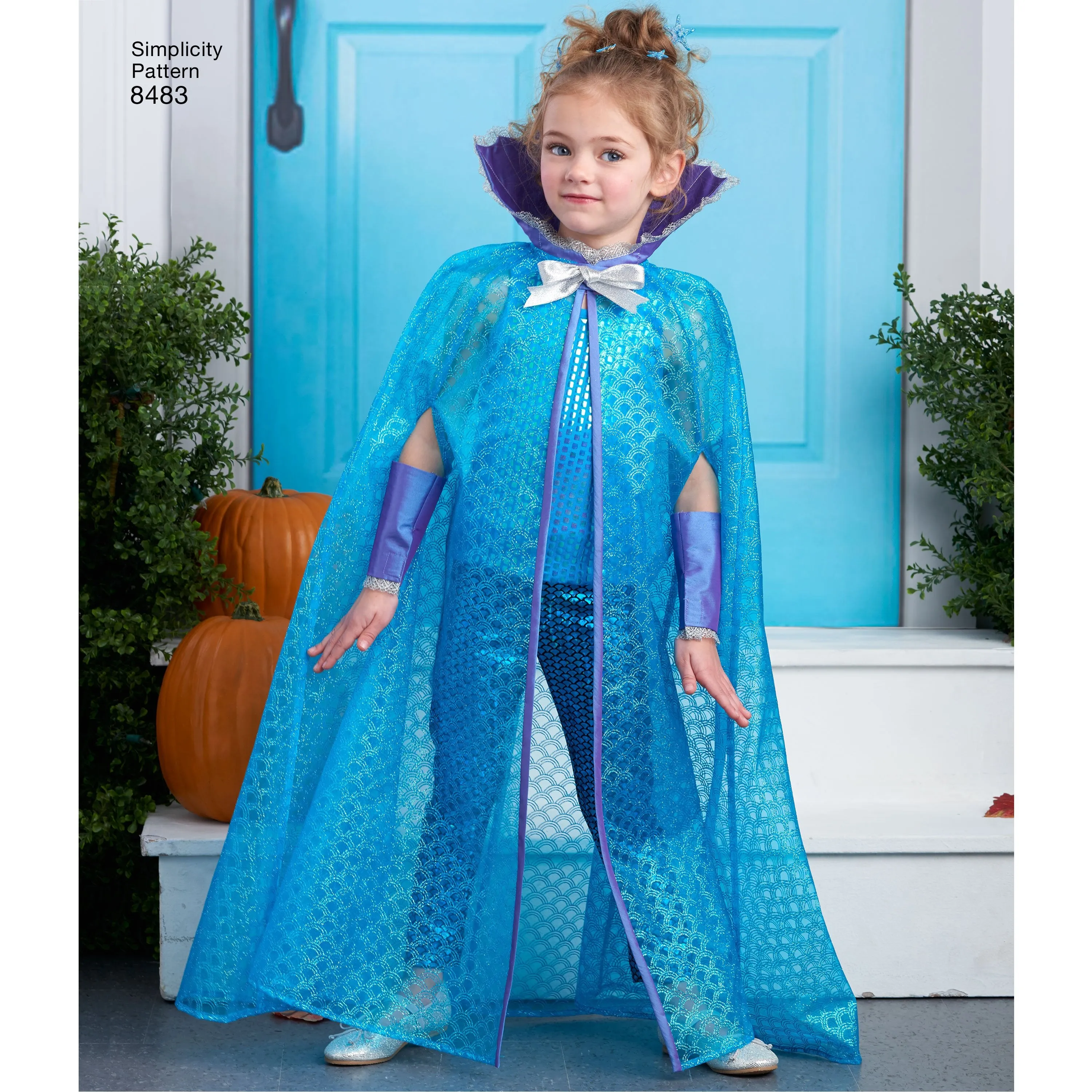 Simplicity Pattern 8483 Childs Cape Costumes