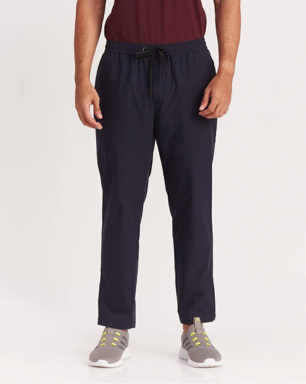 Slim Fit Performance Tech Joggers - Navy