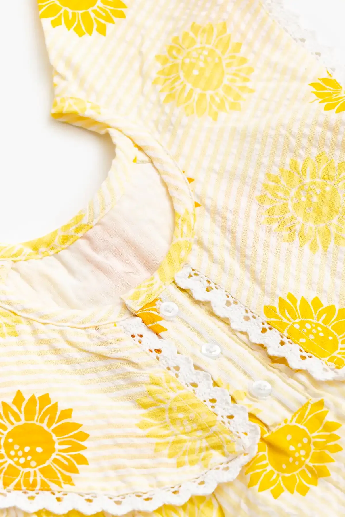 Smocked Ruffle Dress_Sunflower Burst