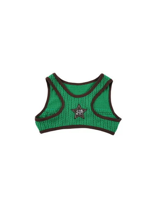 STAR LOGO all-match short vest