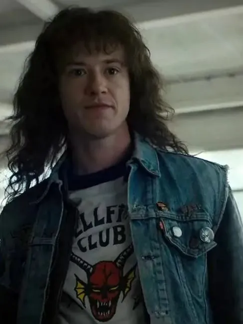 Stranger Things Season 4 Joseph Quinn Denim Vest