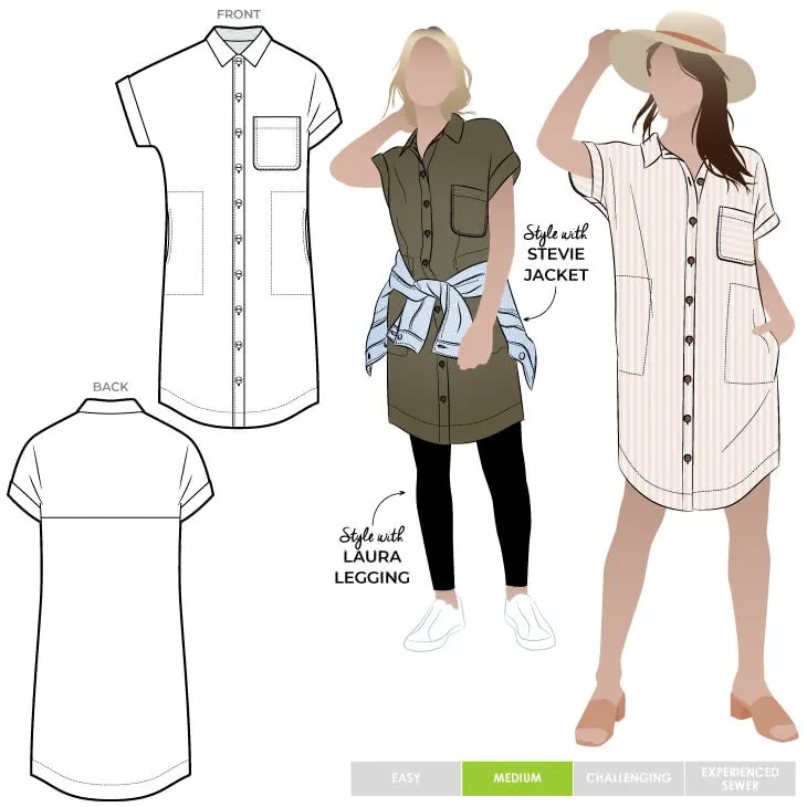 STYLE ARC • Max Tunic Dress Sewing Pattern