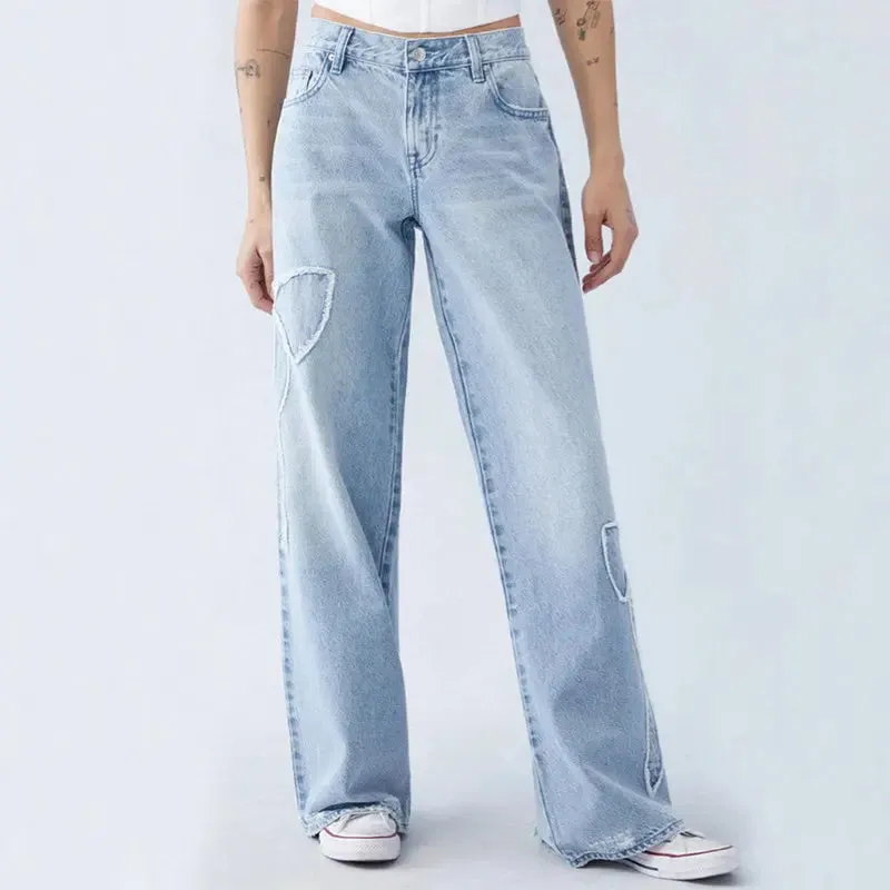 The Bow Detail Wide-Leg Jeans