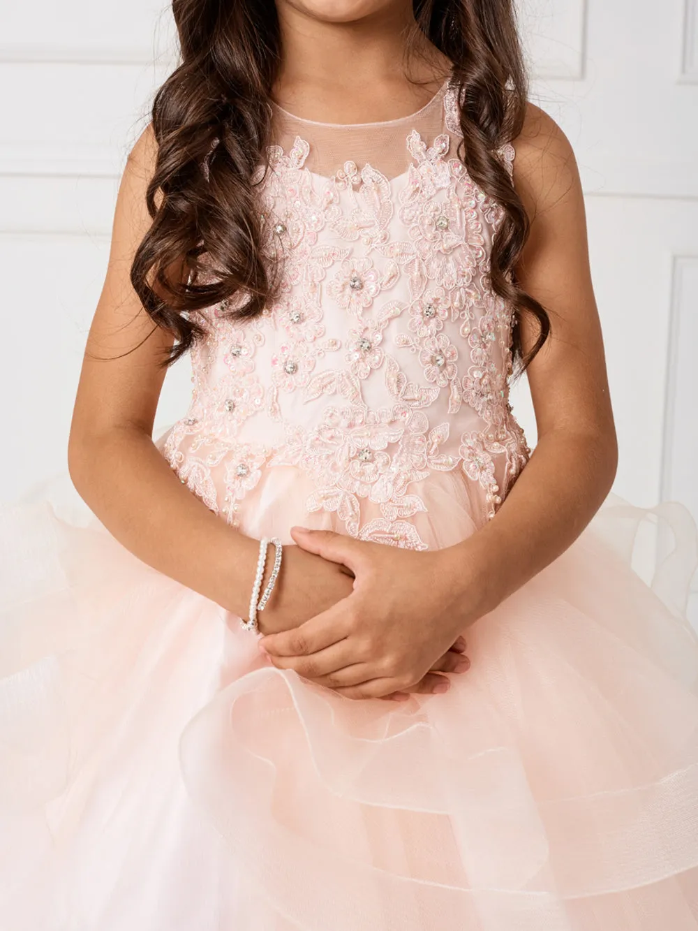 TK7018 Blush Princess Dress  (2-18 years)