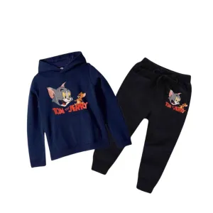 Tom And Jerry Printed Kids Hoodie Set