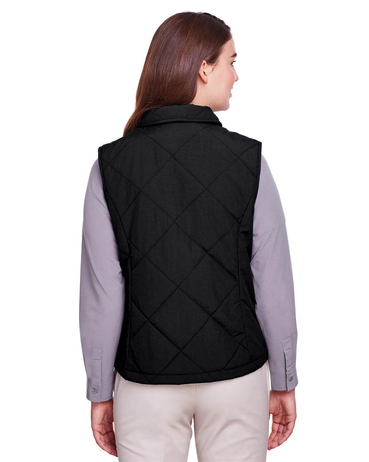 UltraClub UC709W Ladies' Dawson Quilted Hacking Vest