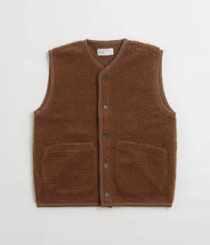 Universal Works Lancaster Gilet - Brown