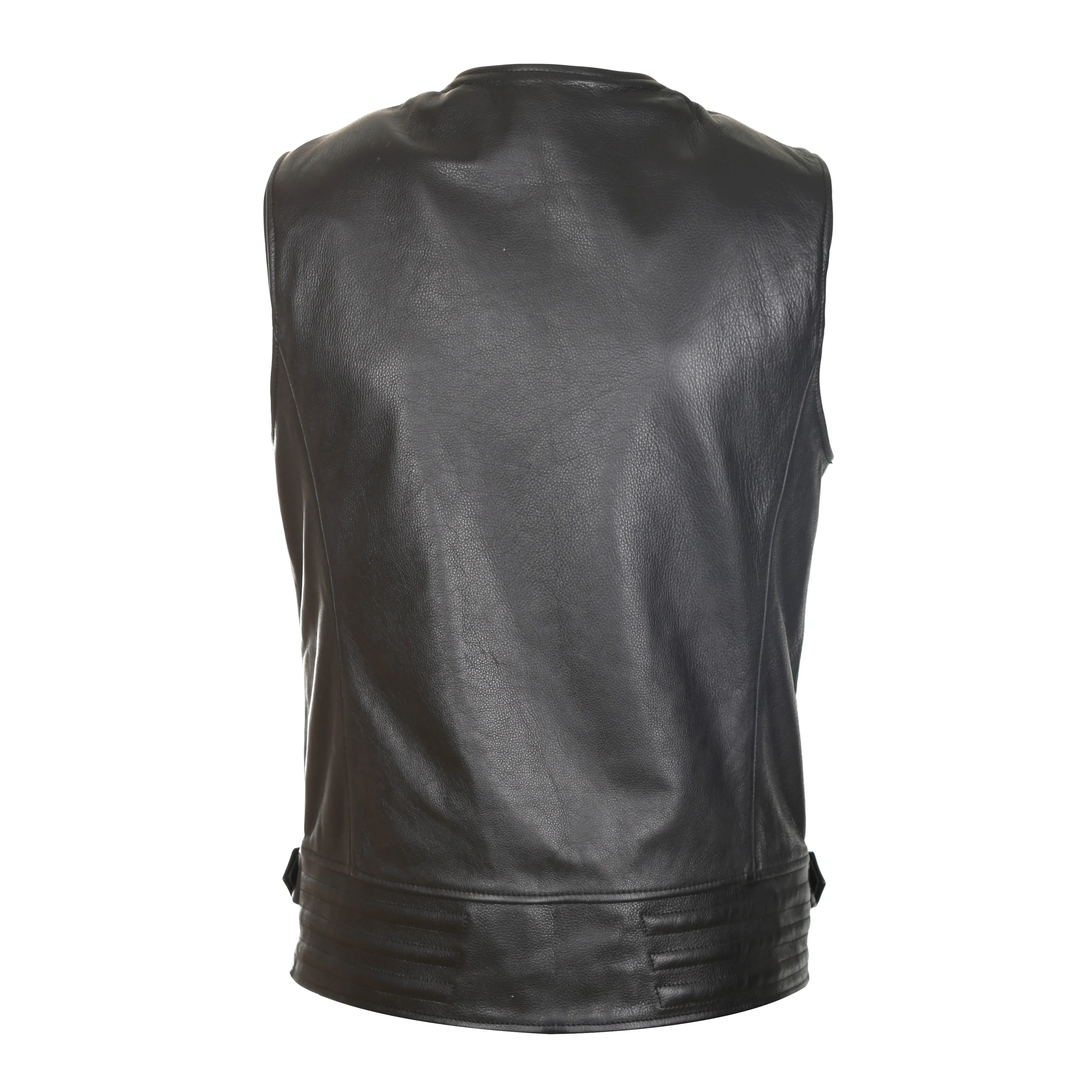 Veteran Men's Motorcycle Leather Vest