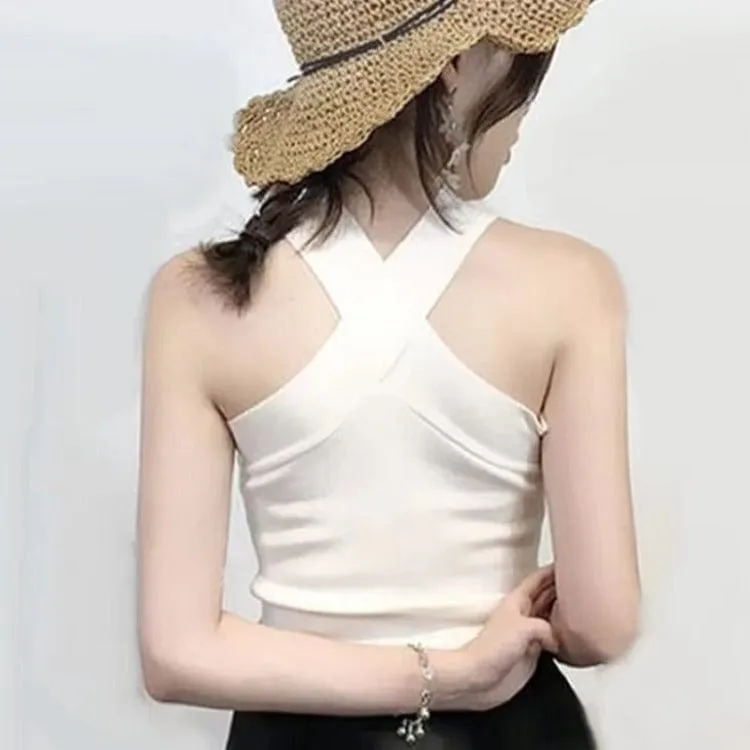 Women's Korean Style All Match Sleeveless Knitted Vest