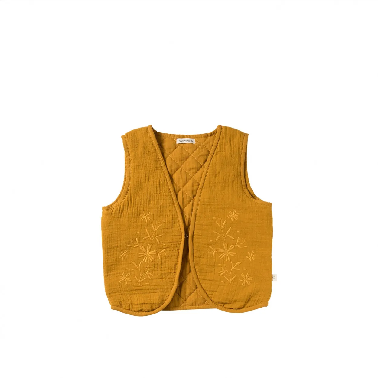 Your Wishes Gilet Muslin | Poppy